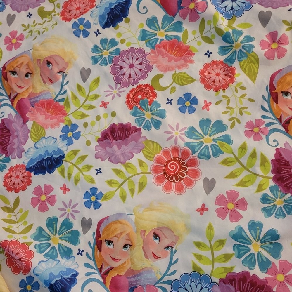 Disney Frozen Floral Twin Bedding Set - Picture 2 of 10